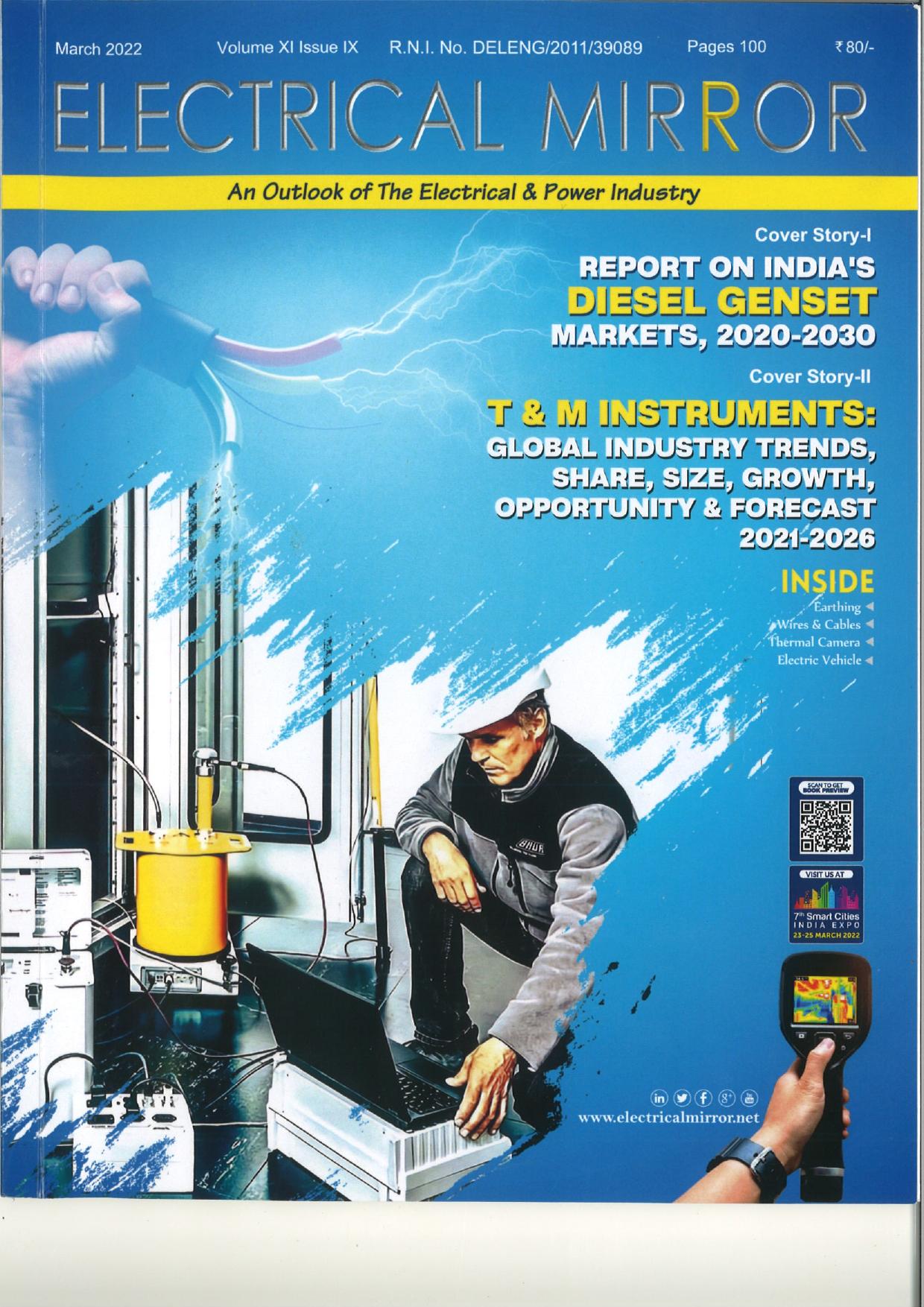 VJTI-TBI covered by Electrical Mirror, March 2022 issue